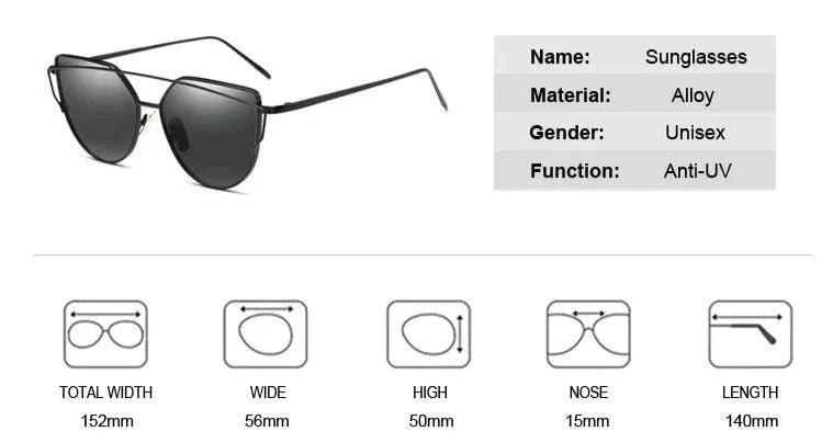 KEKE Cat Eye Sunglasses