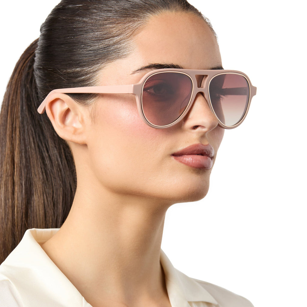 PLA - NUDE + BROWN GRADIENT + POLARIZED SUNGLASSES