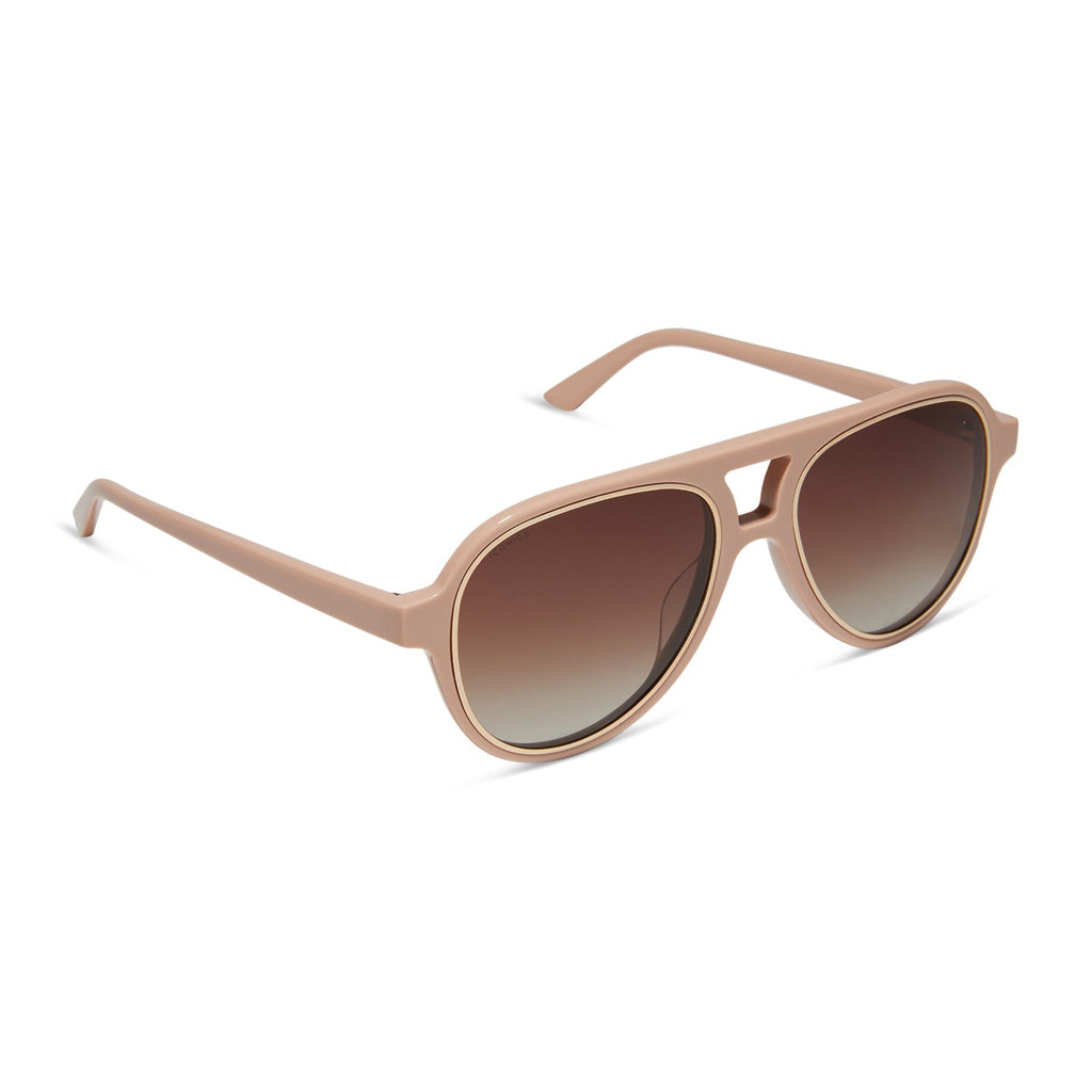 PLA - NUDE + BROWN GRADIENT + POLARIZED SUNGLASSES