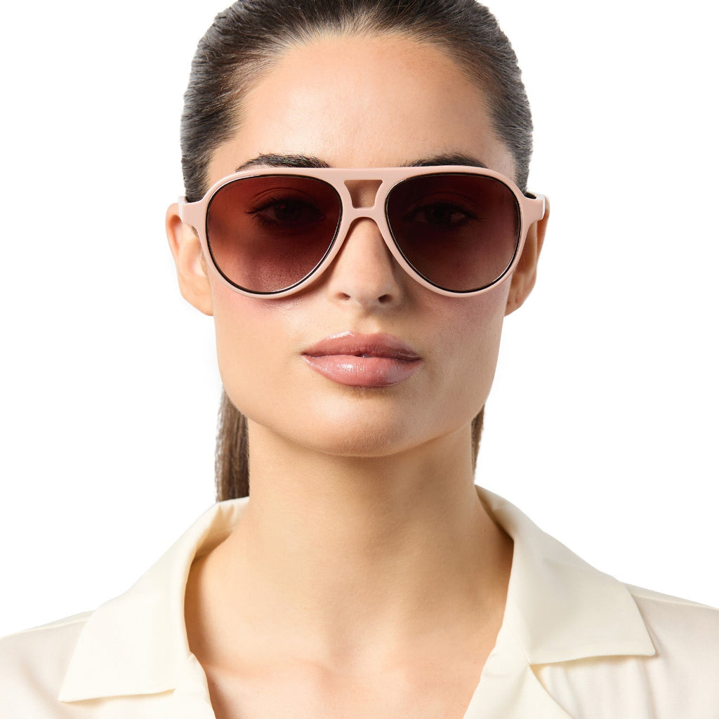PLA - NUDE + BROWN GRADIENT + POLARIZED SUNGLASSES