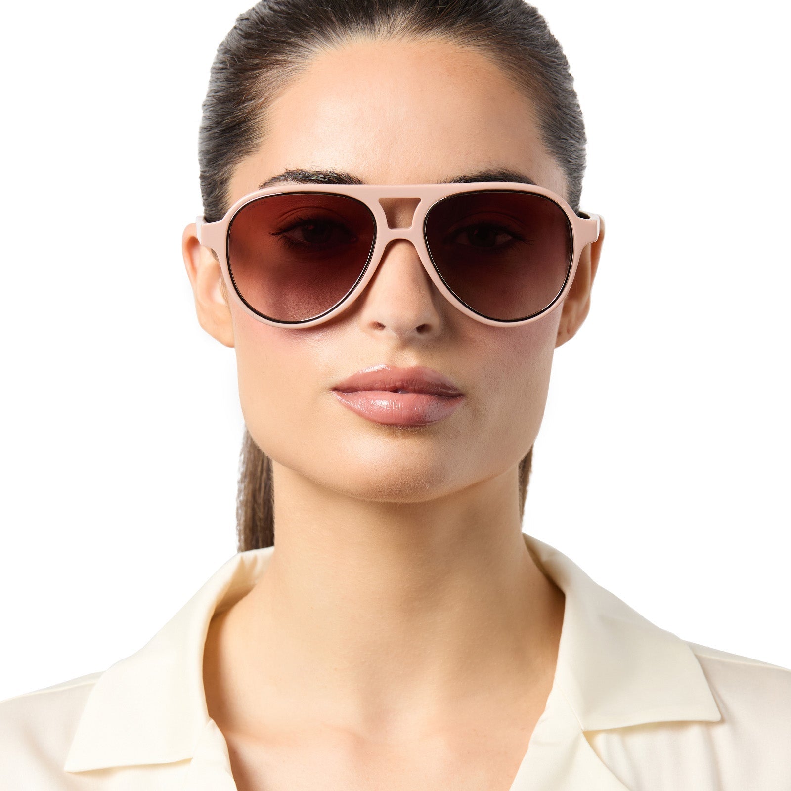 PLA - NUDE + BROWN GRADIENT + POLARIZED SUNGLASSES
