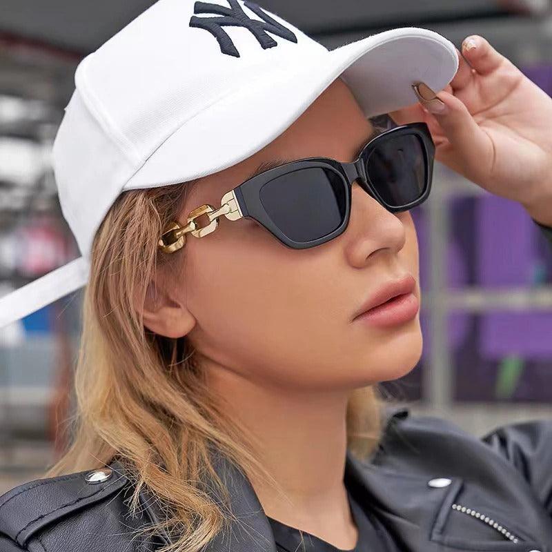Riley Metal Chain Sunglasses